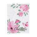 Pink Blossom Personalized Throw Blanket