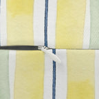 Personalized Citrus Sunshine Stripe 14" by 20" Accent Pillow