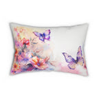 Personalized Butterfly Dreams 20" by 14" lumbar pillow