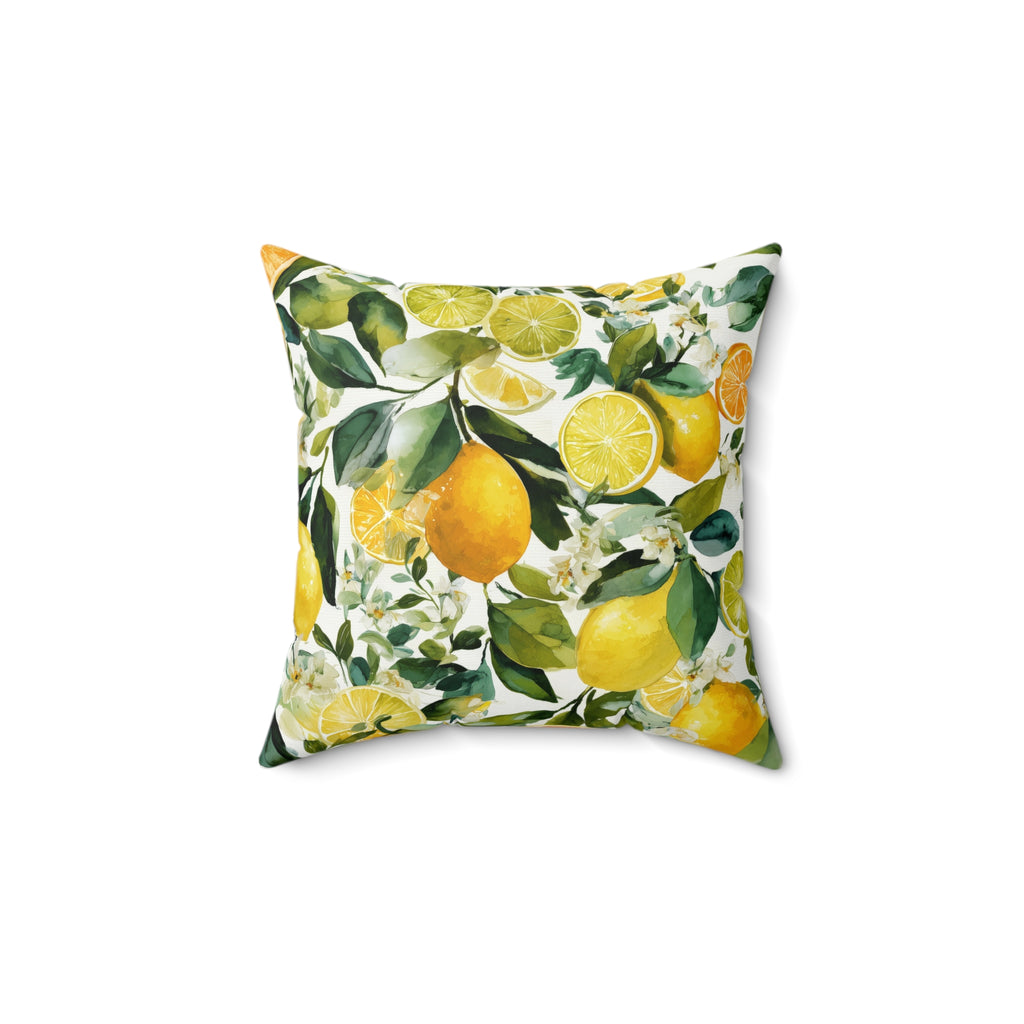 Citrus Grove Pattern Accent Pillow