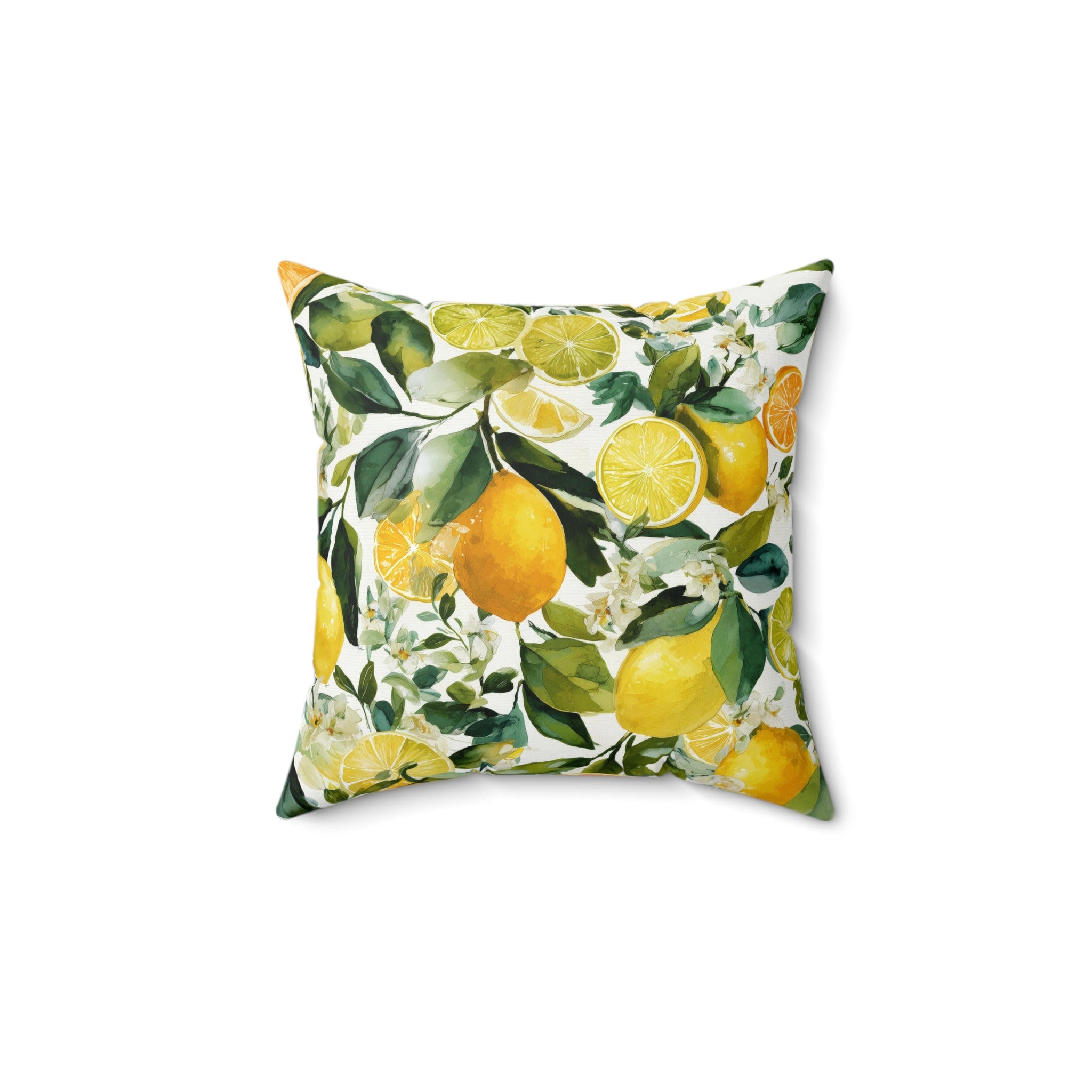 Citrus Grove Pattern Accent Pillow