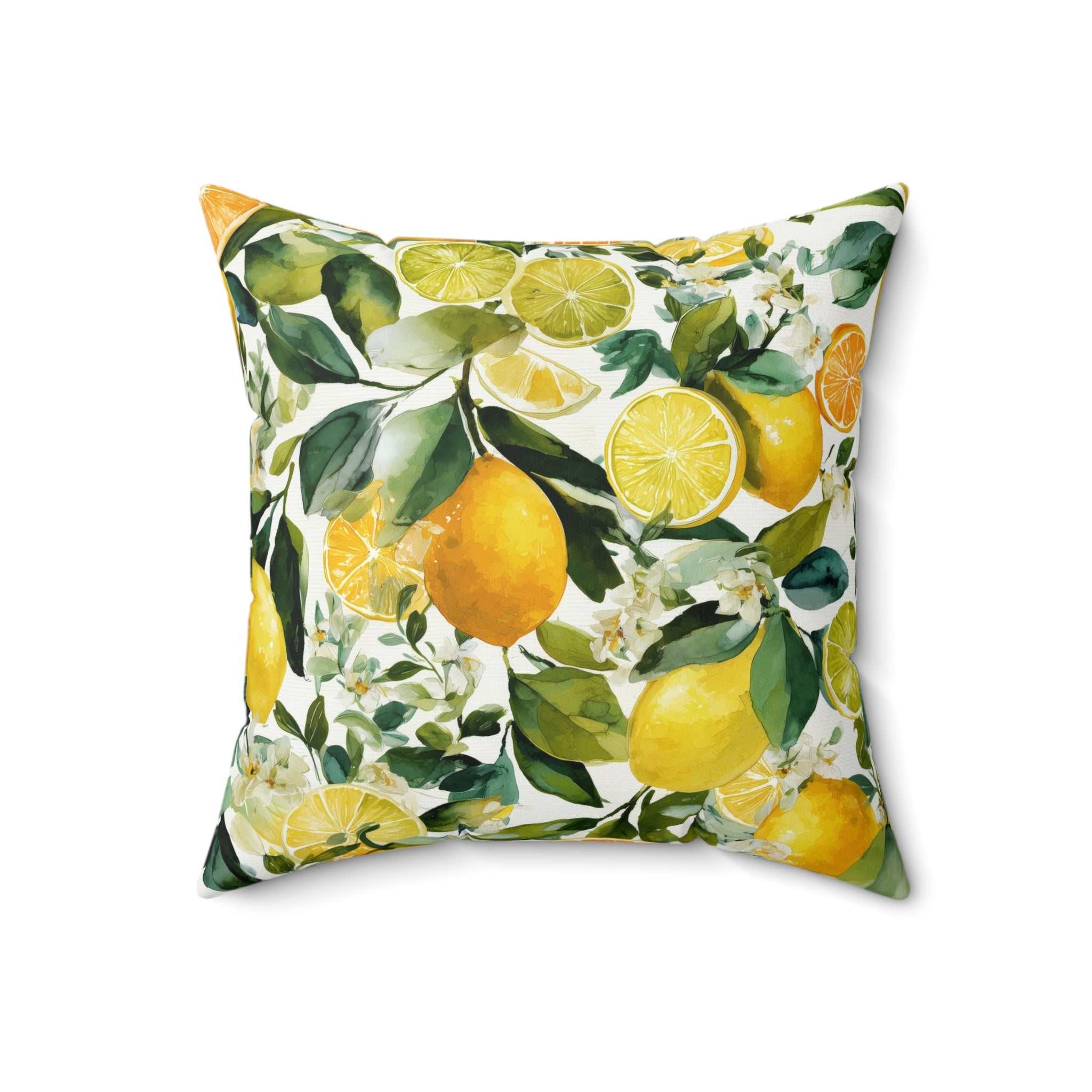 Citrus Grove Pattern Accent Pillow