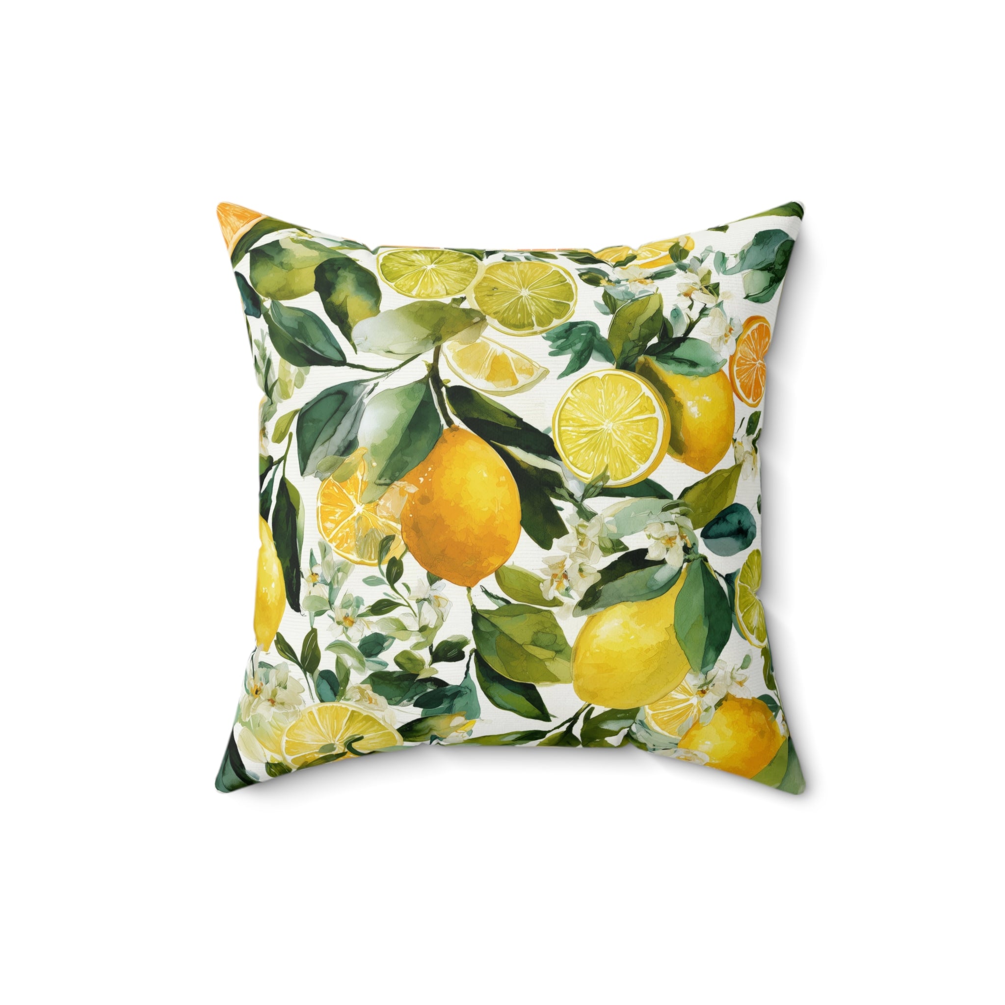 Citrus Grove Pattern Accent Pillow