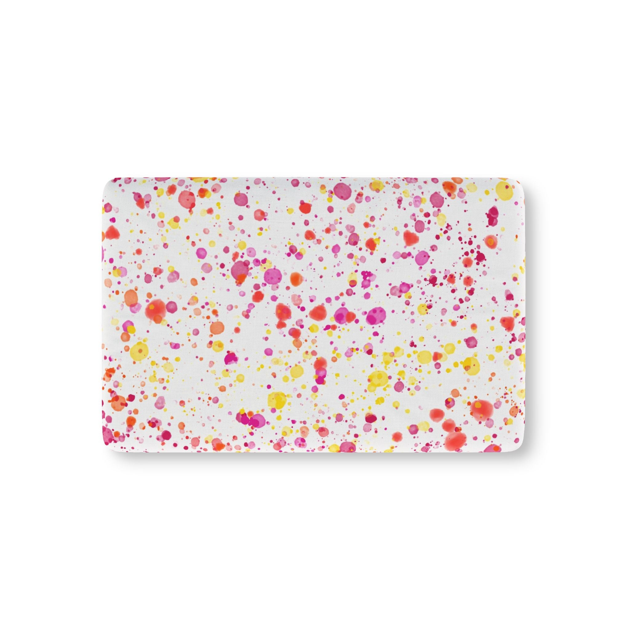 Sunset Splatter Fitted Crib Sheet