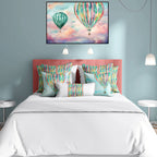 Personalized Watercolor Rainbow Blanket