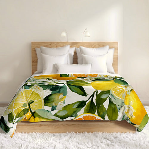 Citrus Grove Large Pattern Duvet Cover