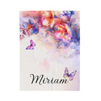 Butterfly Dreams Personalized Throw Blanket