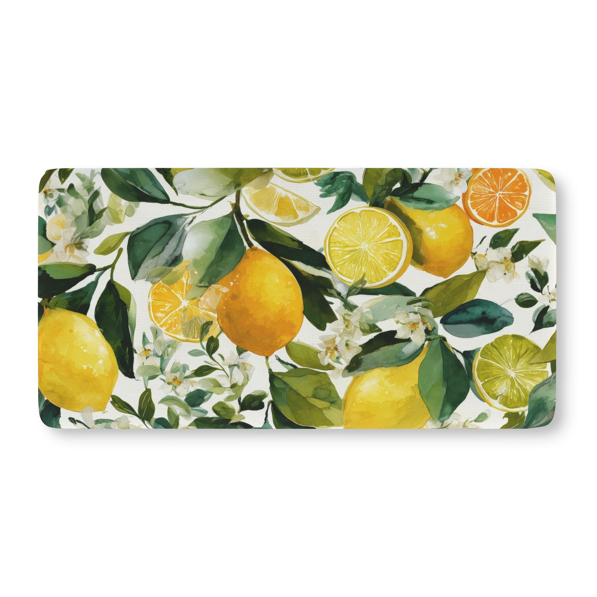 Citrus Grove Pattern Fitted Crib Sheet