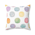 Patchwork Train Polka Dot Accent Pillow