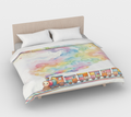 Patchwork Train Duvet Cover