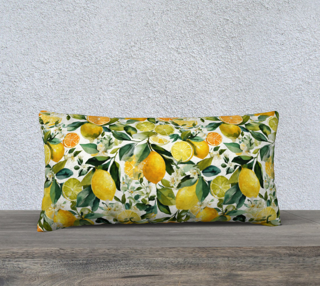 Citrus Grove 24" by 12" Pillow Cover