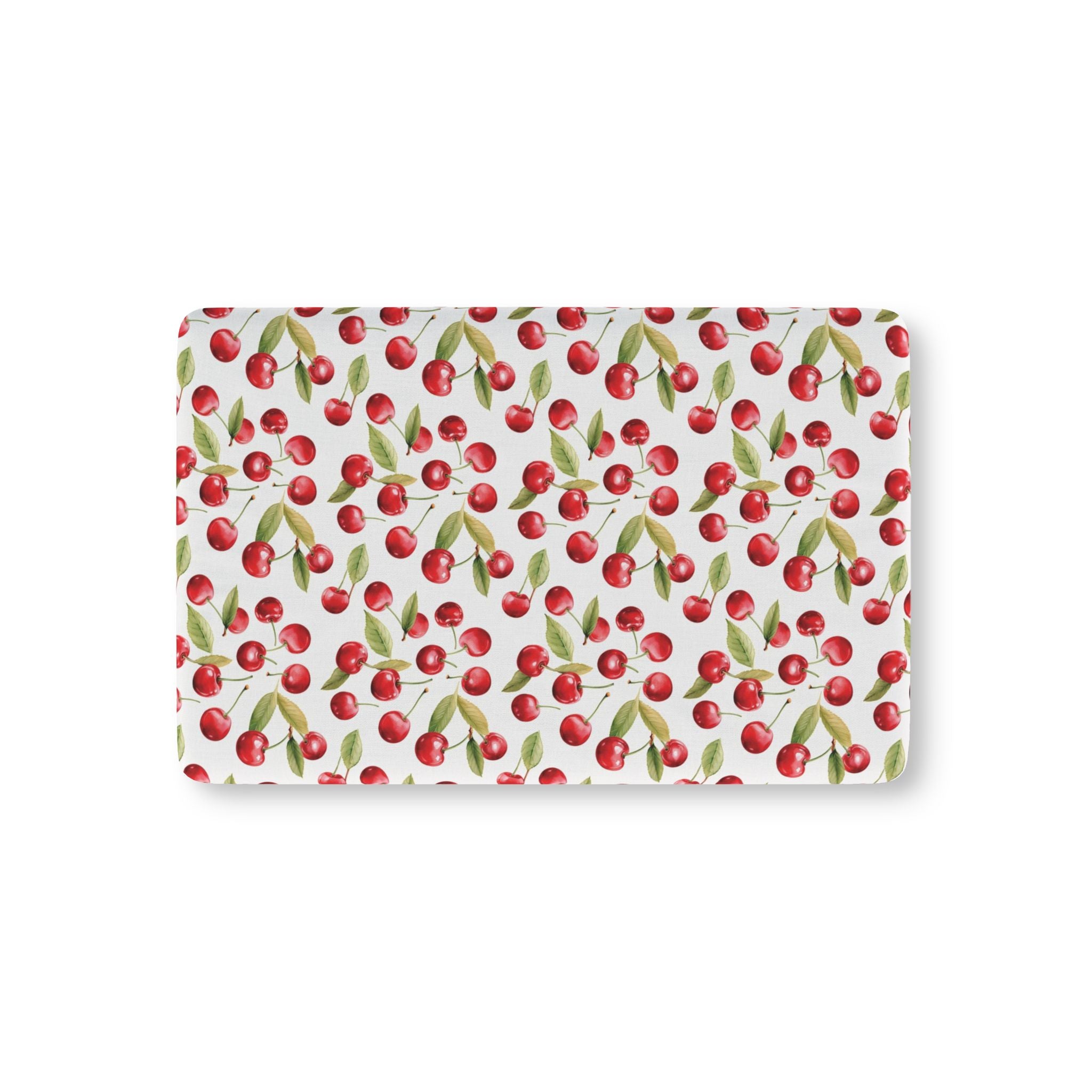 Cheery Cherry Pattern Fitted Crib Sheet