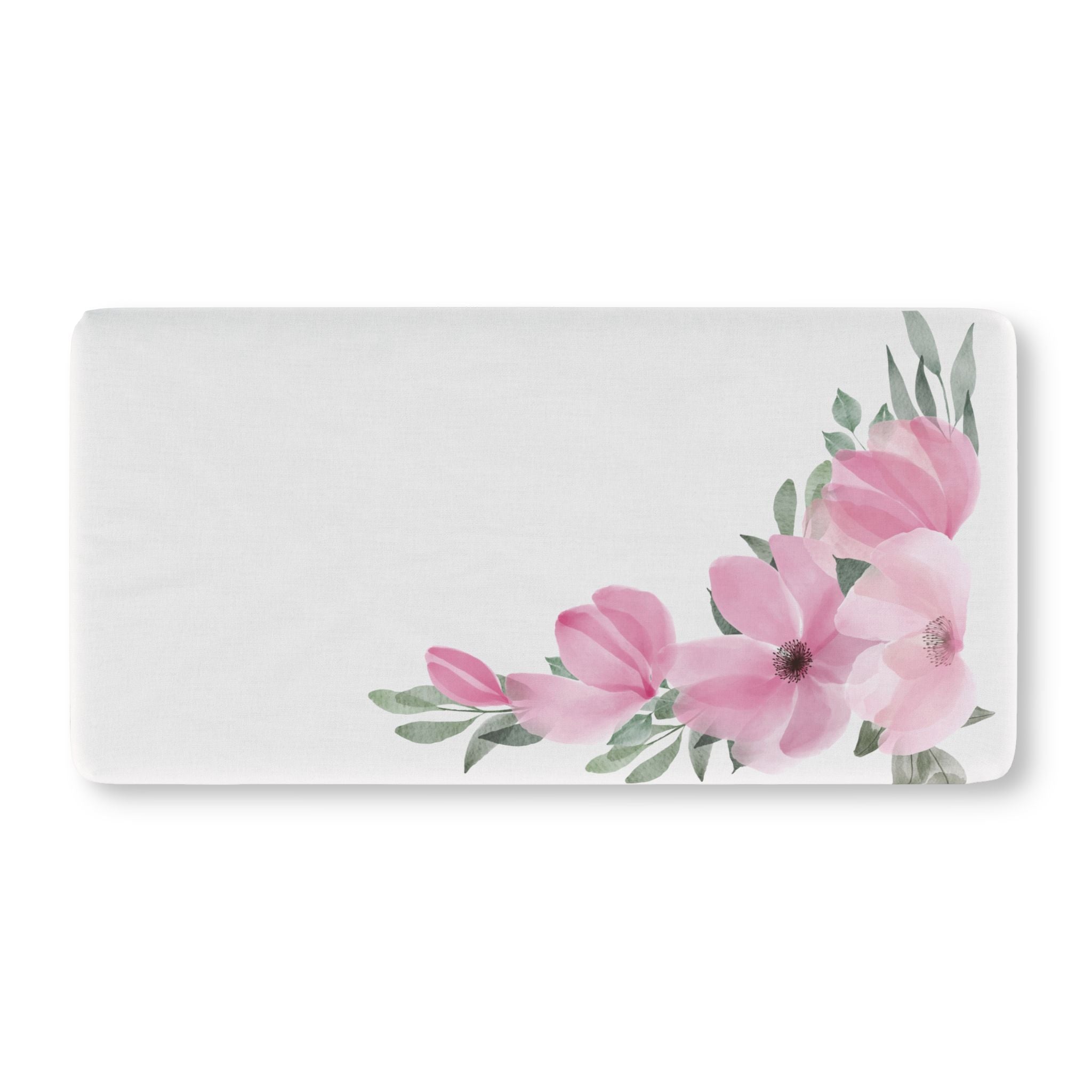 Pink Blossom Fitted Crib Sheet