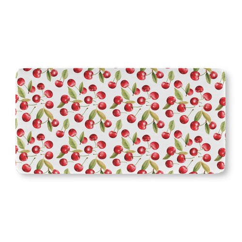 Cheery Cherry Pattern Fitted Crib Sheet