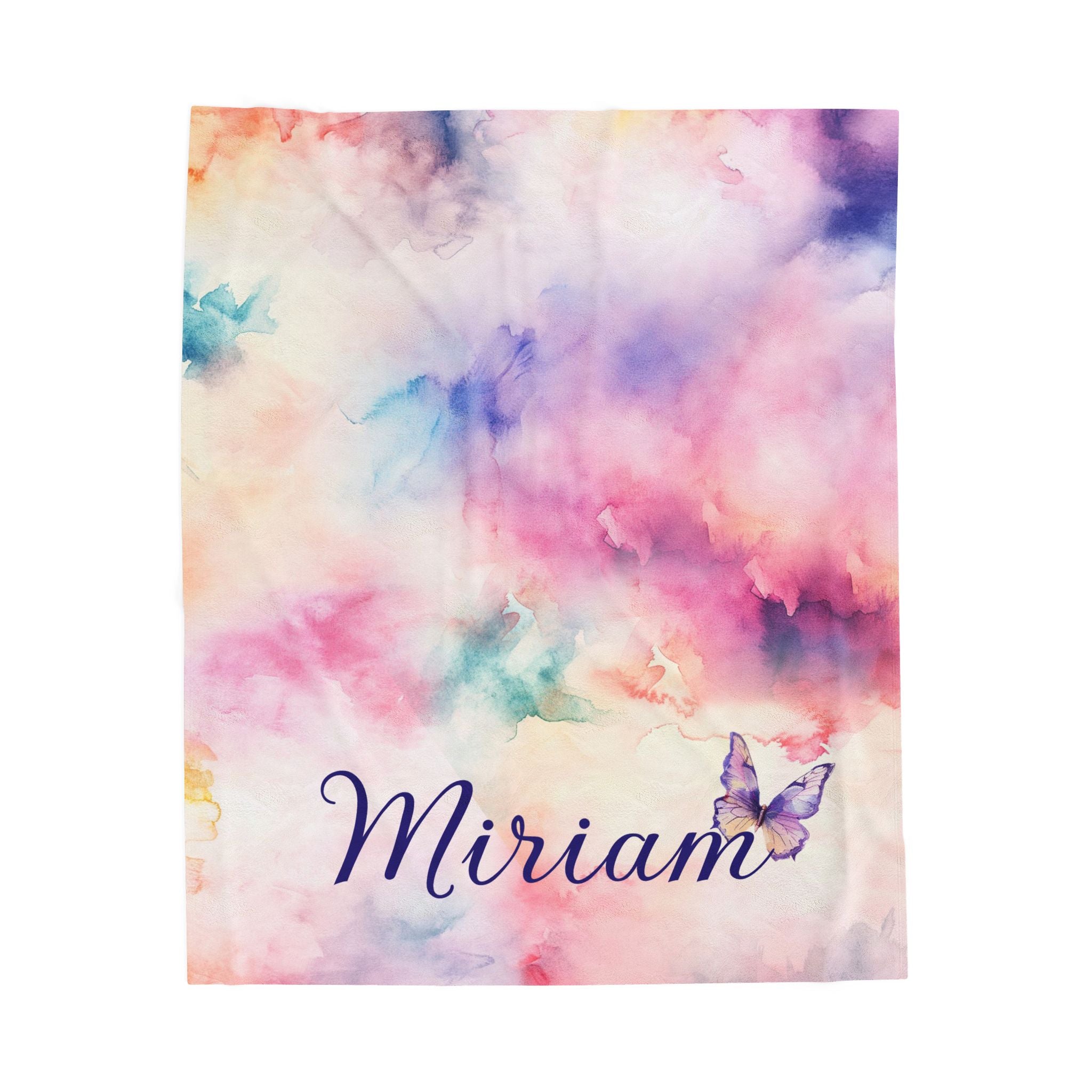 Butterfly Dreams Personalized Throw Blanket