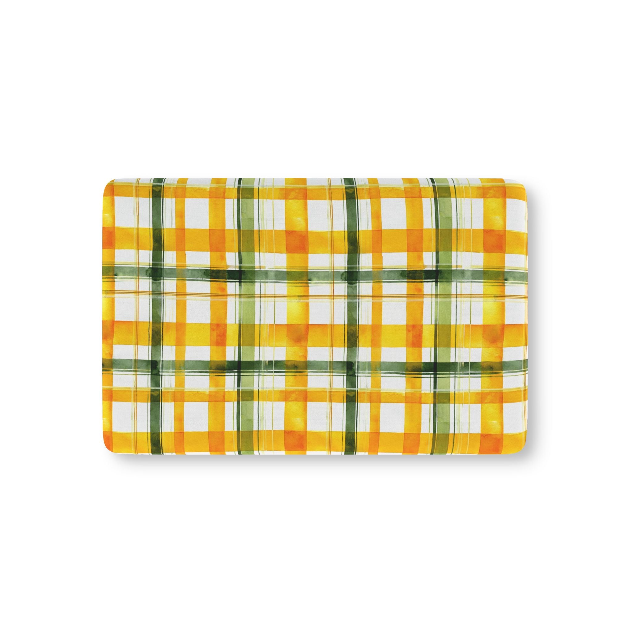 Citrus Grove Plaid Fitted Crib Sheet