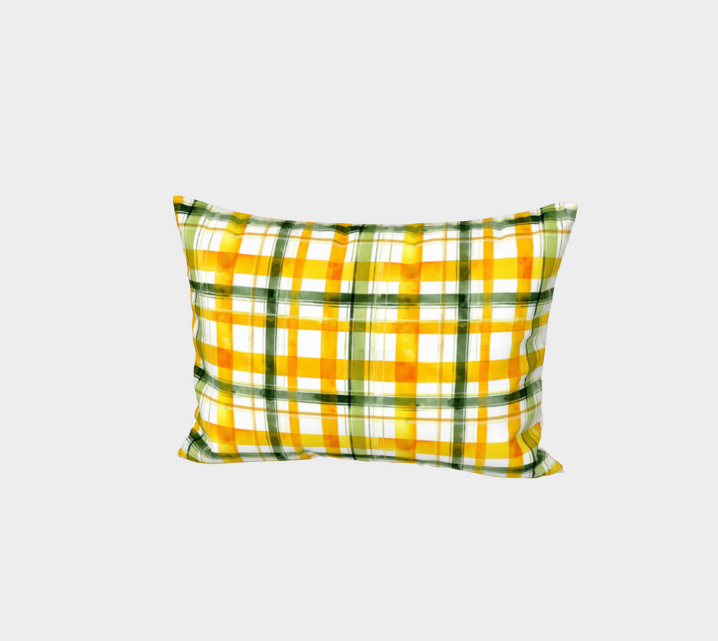 Citrus Grove Plaid Sham