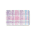 Pastel Plaid Fitted Crib Sheet