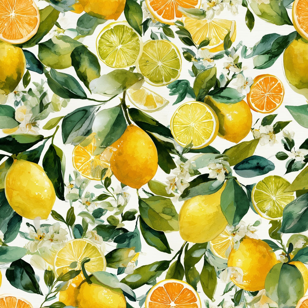 Citrus Grove Large Pattern Duvet Cover