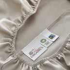 300 TC Sateen Fitted Sheet - Solid Colors
