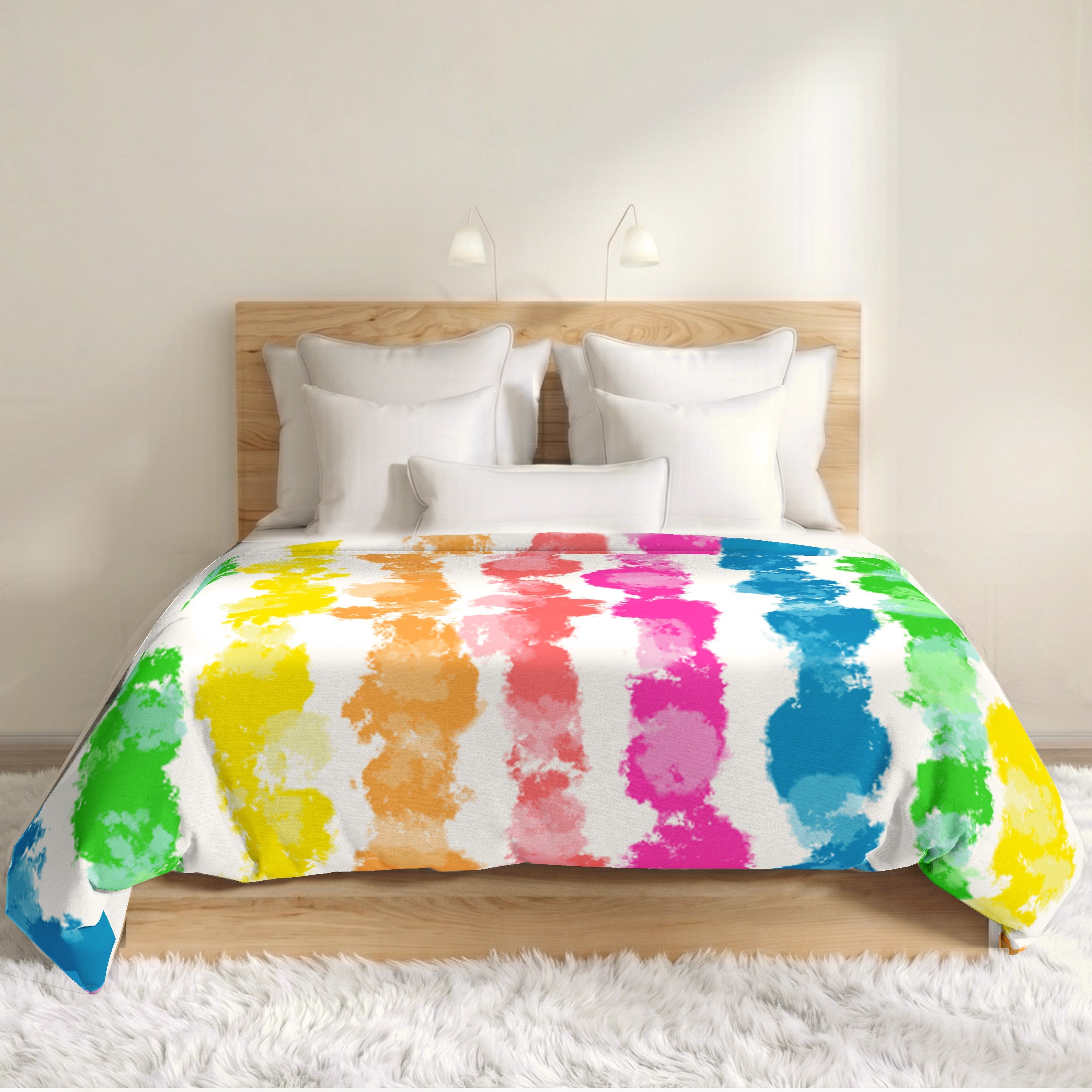 Painterly Brights Duvet Cover