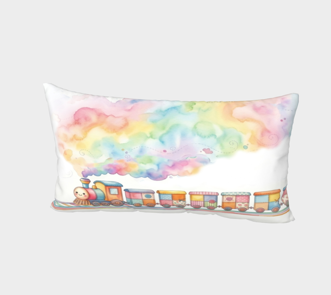 Patchwork Train Cotton Sham