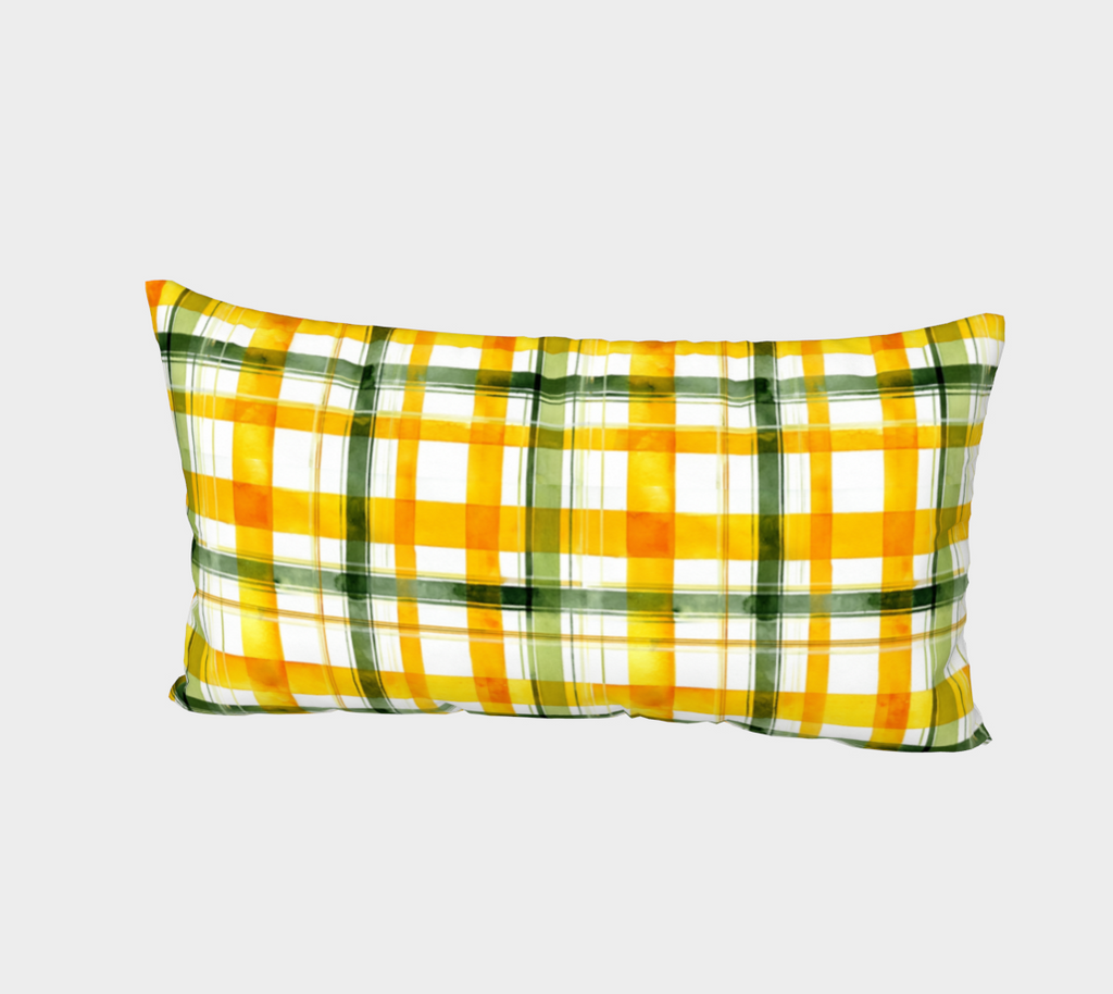Citrus Grove Plaid Sham