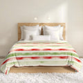 Cheery Cherry Striped Duvet Cover