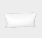 blue watercolor right sided sham