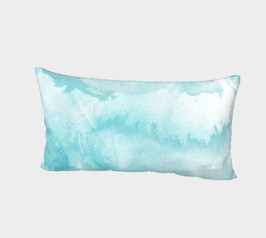 Blue Watercolor Sham