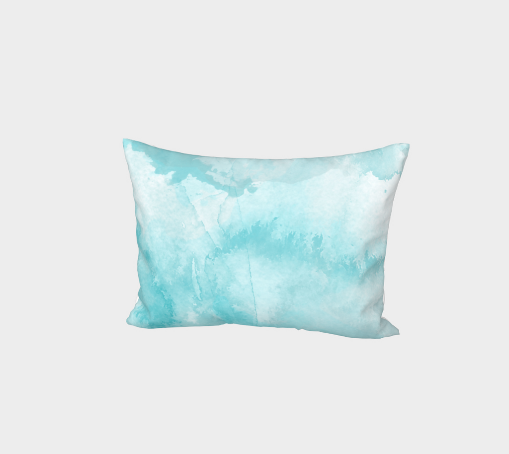 Blue Watercolor Sham