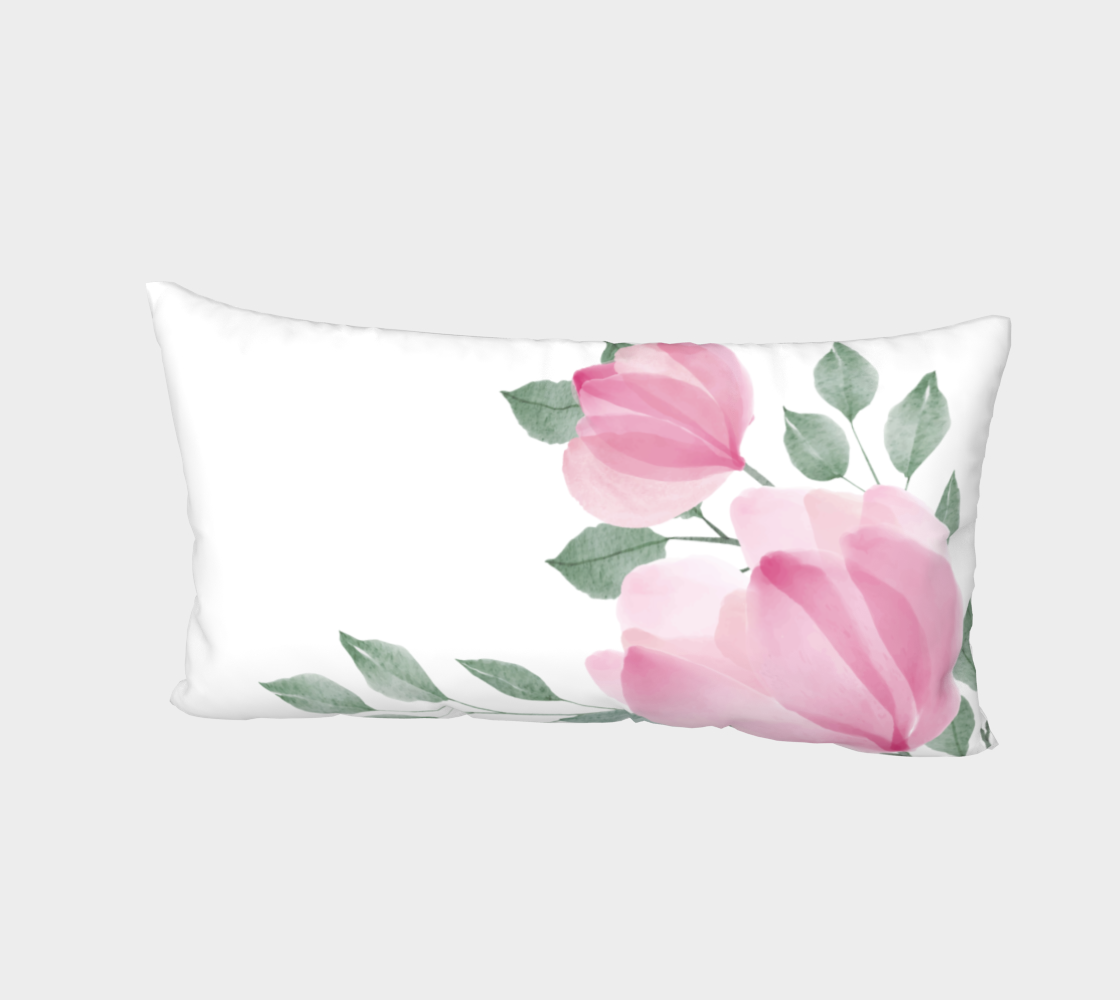 Pink Blossom Right Sided Sham