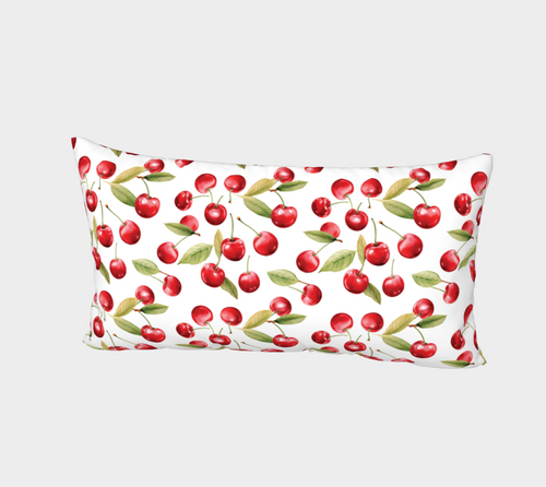 Cheery Cherry Sham Cherry Pattern