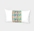 Watercolor Rainbow Center Stripe Sham