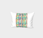 Watercolor Rainbow Center Stripe Sham