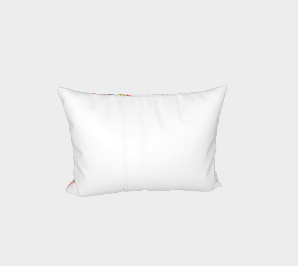 Watercolor Rainbow Right Sided Sham