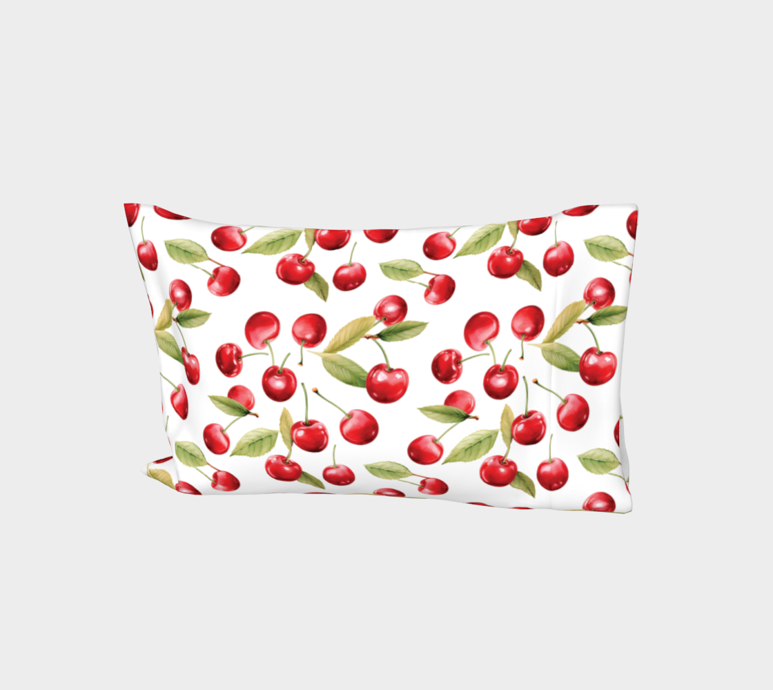 Cheery Cherry Silk Sham