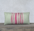 Pink Blossom 24 by 12 pillow cover
