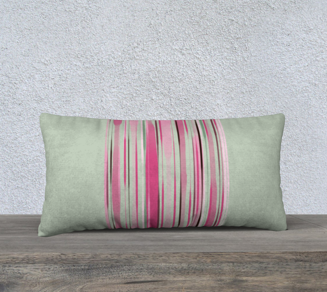 Pink Blossom 24 by 12 pillow cover