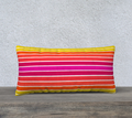 Sunset Splatter Horizontal Striped 24 by 12