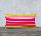 Sunset Splatter Horizontal Striped 24 by 12