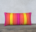 Sunset Splatter Vertical Striped 24 by 12