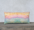 Pastel Sea Wave 24 by 12 pillow case