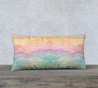 Pastel Sea Wave 24 by 12 pillow case